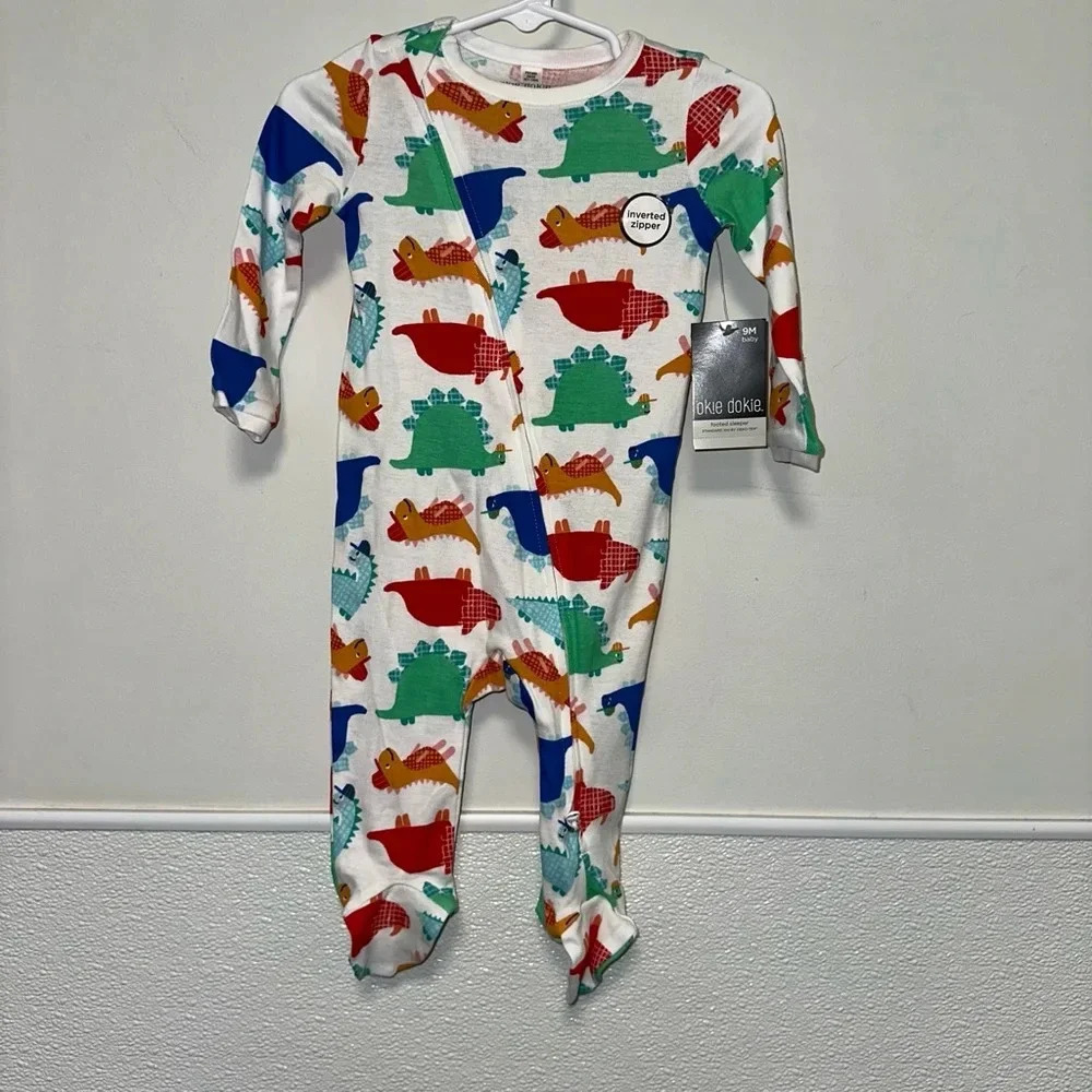 Baby okie dokie Footed Sleeper, 9M, Multicolor